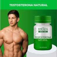 Testosterona Natural, com Selo de Autenticidade - 180 Cápsulas