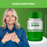 Rosuvastatina 20mg, Composto Premium - 30 Cápsulas