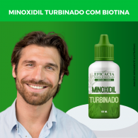 Minoxidil Turbinado com Biotina - 120 ml 