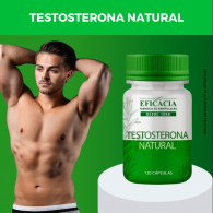 Testosterona Natural, com Selo de Autenticidade - 120 Cápsulas