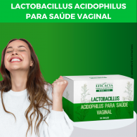 Lactobacillus Acidophilus Saúde Vaginal, 100% Puro - 30 Óvulos
