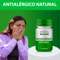 Antialérgico Natural, Composto Premium - 30 cápsulas