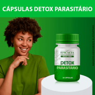 Cápsulas Detox Parasitário, Composto Premium - 16 Cápsulas
