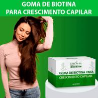 Goma de Biotina para Crescimento Capilar - 30 Gomas