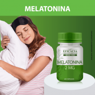 Melatonina 2mg, com Selo de Autenticidade - 60 Cápsulas
