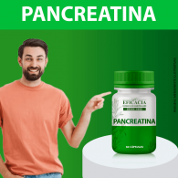 Pancreatina, Composto Premium - 60 cápsulas