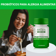 Probióticos para Alergia Alimentar - 30 Cápsulas