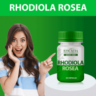 Rhodiola Rosea 400mg, com Selo de Autenticidade - 90 Cápsulas