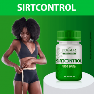 Sirtcontrol 400 mg, com Selo de Autenticidade - 60 Cápsulas