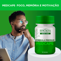 MedCaps - Composto para Foco, Memória e Motivação - 120 Cápsulas