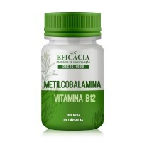 Vitamina B12 1mg Turbinada Metilcobalamina - 30 Cápsulas 1