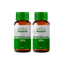 Podofilina 25% Turbinada 10ml - (KIT 2 POTES)