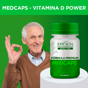 MedCaps - Vitamina D Power + Vitamina A e K2MK7 - 60 Cápsulas