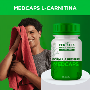 MedCaps - Composto Premium com L-Carnitina 500mg - 60 Cápsulas