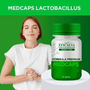 MedCaps - Lactobacillus para Melhora do Intestino - 60 Cápsulas
