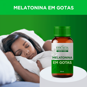 Farmácia Eficácia Melatonina 210mcg em Gotas - 30ml - Suplemento Alimentar 1