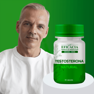Farmácia Eficácia Testosterona Natural, com Selo de Autenticidade - 30 Cápsulas 1
