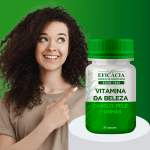 Farmácia Eficácia Vitamina da Beleza para Cabelo, pele e unha - 30 cápsulas 1