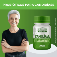 Probióticos para Candidíase, Fórmula Premium - 60 cápsulas