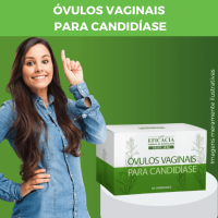 Óvulos Vaginais para Candidíase, Fórmula Premium com 30 unidades