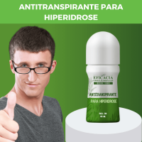 Antitranspirante para Suor Excessivo (Hiperidrose), Composto Premium - Roll On 80ml