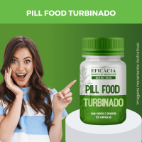 Pill Food Turbinado com Silício e MSM - Fórmula Premium, 120 Cápsulas
