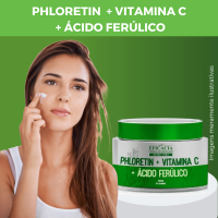 Phloretin 0,2% com Vitamina C 10% e Ácido Ferúlico 0,5% - Embalagem especial Sérum 30 ml 