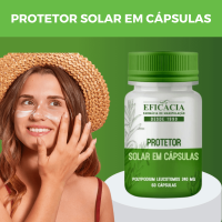 Protetor Solar em Cápsulas com Polypodium Leucotomos 240 mg - 60 cápsulas