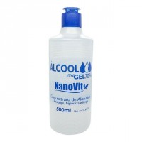 Álcool em gel 70% - 500 ml NanoVit 