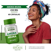 Amora Miura 250mg, Composto Premium - 60 Cápsulas