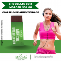 Chocolate com Morosil 500 mg - Anti-barriga  - 30 Unidades COM SELO DE AUTENTICIDADE
