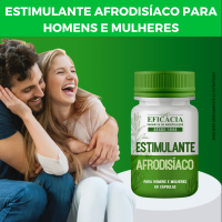 Estimulante Afrodisíaco para homens e mulheres - 60 cápsulas
