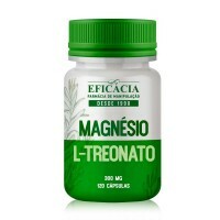 Magnésio L-Treonato 100mg, 100% Natural - 120 Cápsulas