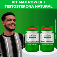 KIT Max Power + Testosterona Natural 