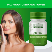 Pill Food Turbinado Power (com Exsynutriment, Estigma de Milho e Enxofre/MSM) - 120 cápsulas