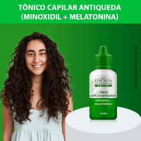 Tônico Capilar Antiqueda (Minoxidil + Melatonina) - 100 ml