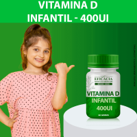 Vitamina D Infantil 400UI, Composto Premium - 30 Gomas