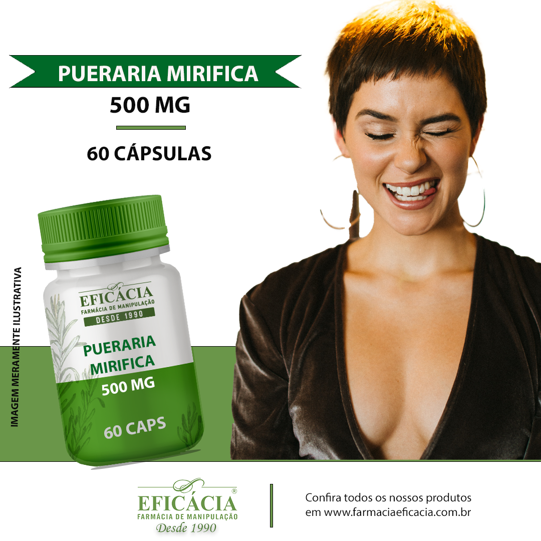 Pueraria Mirifica 500 mg 60 cápsulas